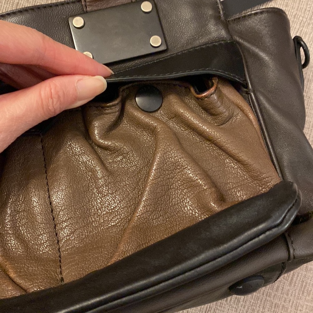 RAG & BONE Mocha Brown Small Pilot Bag - Picture 13 of 13